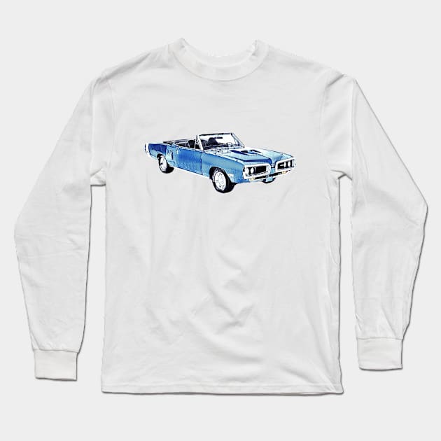 Dodge Coronet Super Bee Convertible Long Sleeve T-Shirt by CarTeeExclusives